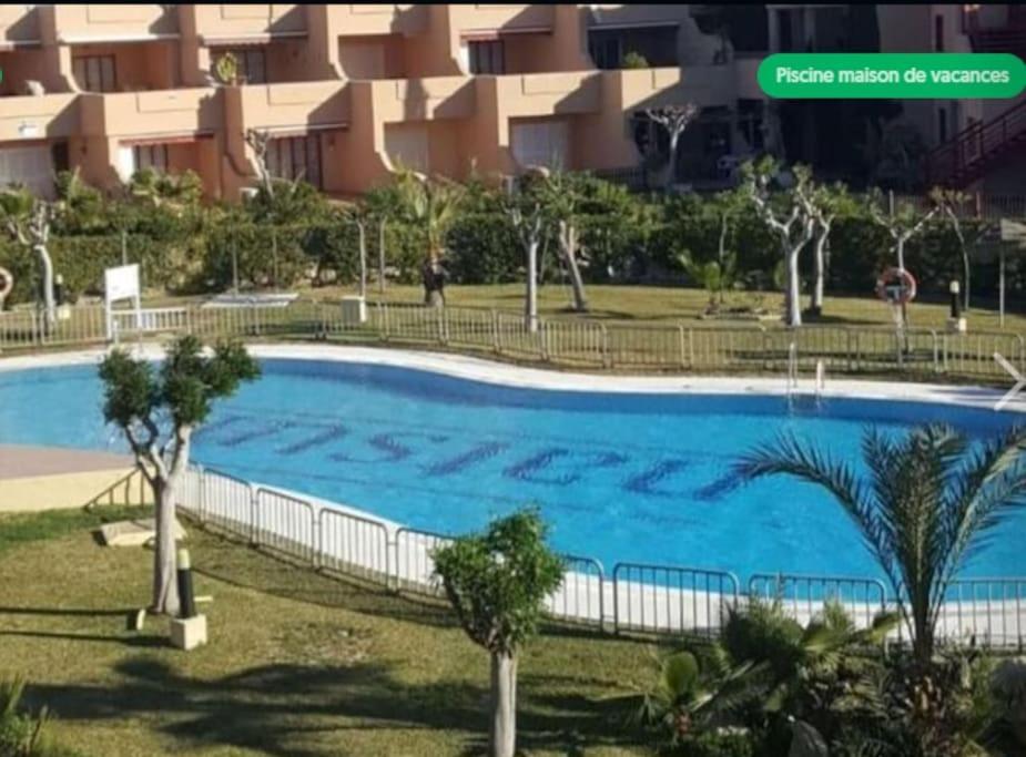 Estudio En Urbanizacion Naturista Con Piscina Junto Al Mar Vera Eksteriør billede