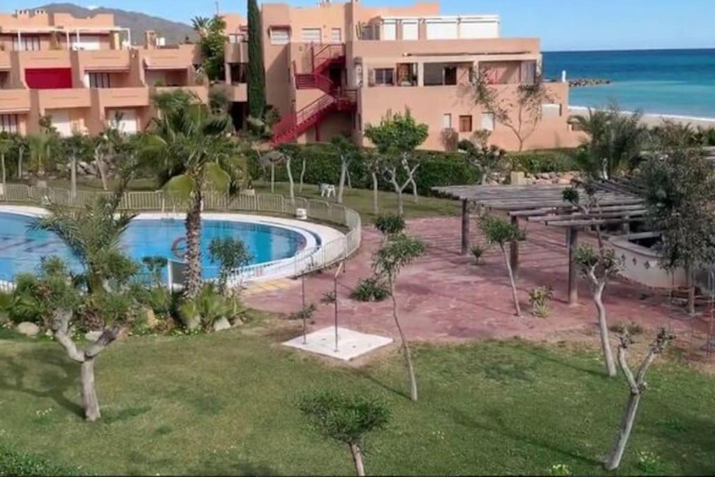 Estudio En Urbanizacion Naturista Con Piscina Junto Al Mar Vera Eksteriør billede