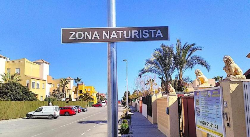Estudio En Urbanizacion Naturista Con Piscina Junto Al Mar Vera Eksteriør billede