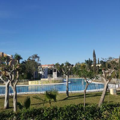 Estudio En Urbanizacion Naturista Con Piscina Junto Al Mar Vera Eksteriør billede